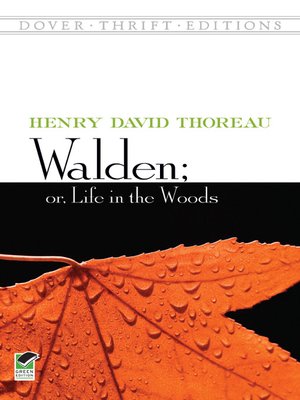 Walden; Or, Life in the Woods - ebook